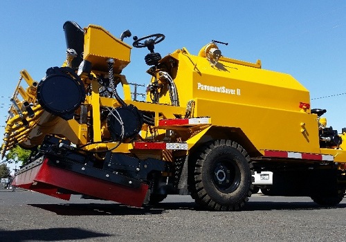 A sealcoat buggy for applying Pavement Seal to roadway surfaces