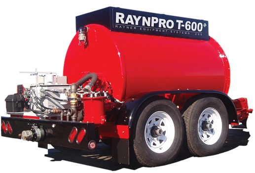 The RaynPro T-Series, one of RES's Sealcoating Trailers